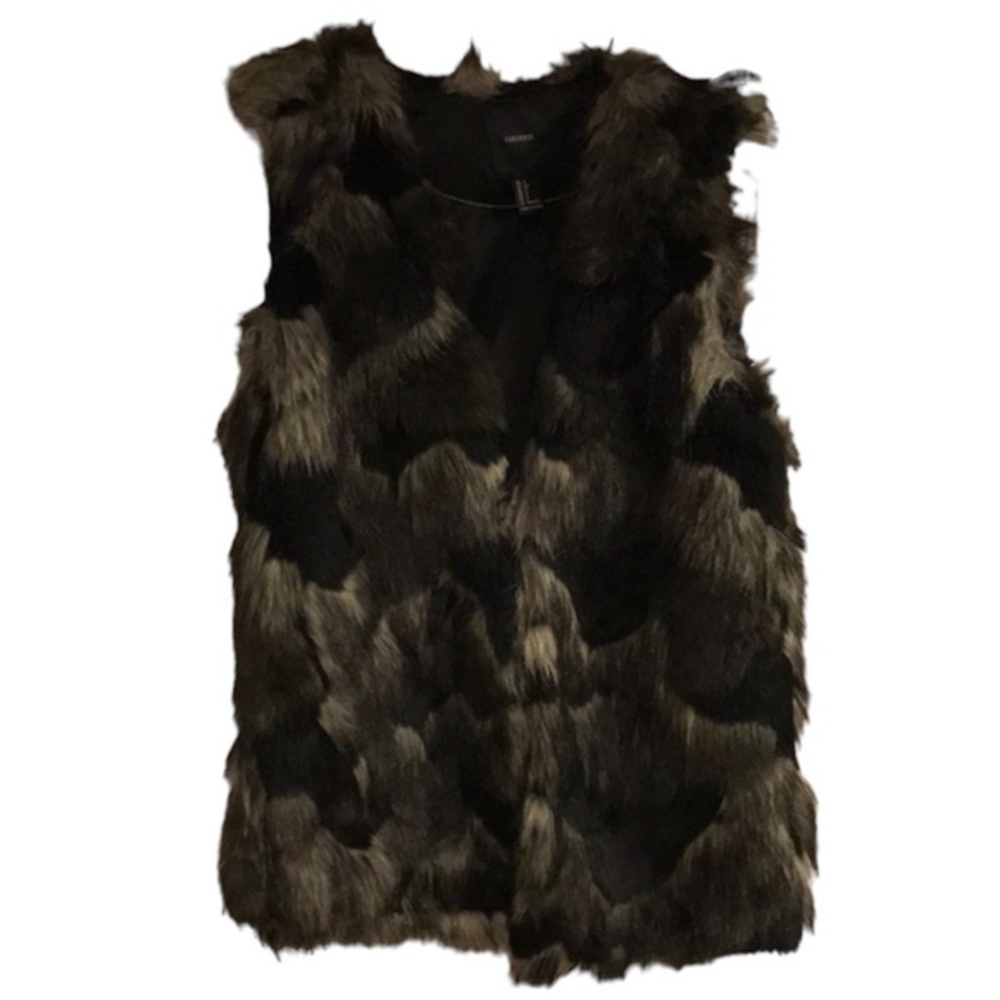 Faux Fur Vest Size Small